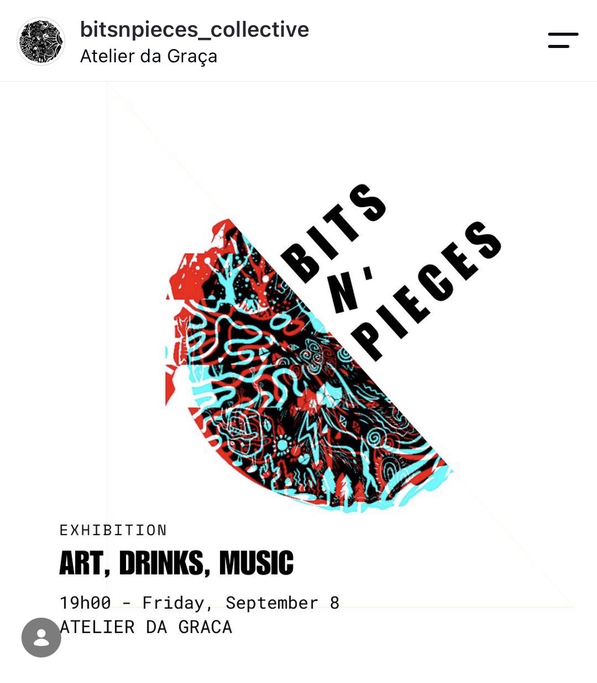 BIT'S N'PIECES exhibition poster